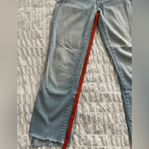 MOTHER The Insider Crop Step Fray Fresh Catch Sz 26 - Picture 4 of 11